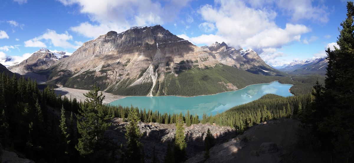 Peyto Lake - Canada. Picture taken with DSC-HX100V.