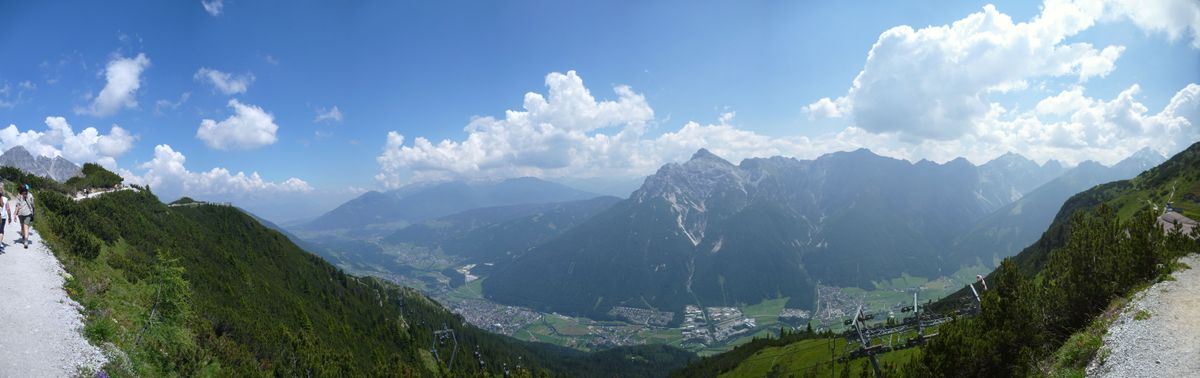 Panorama Vorderes Stubaital