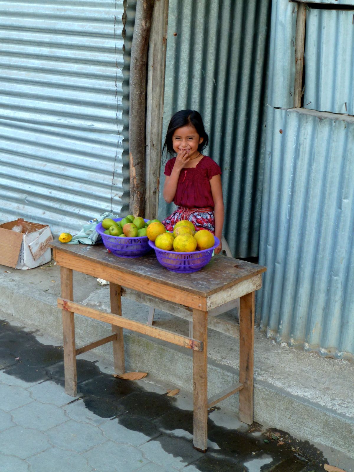 Little girl in San Pedro La Laguna - Guatemala