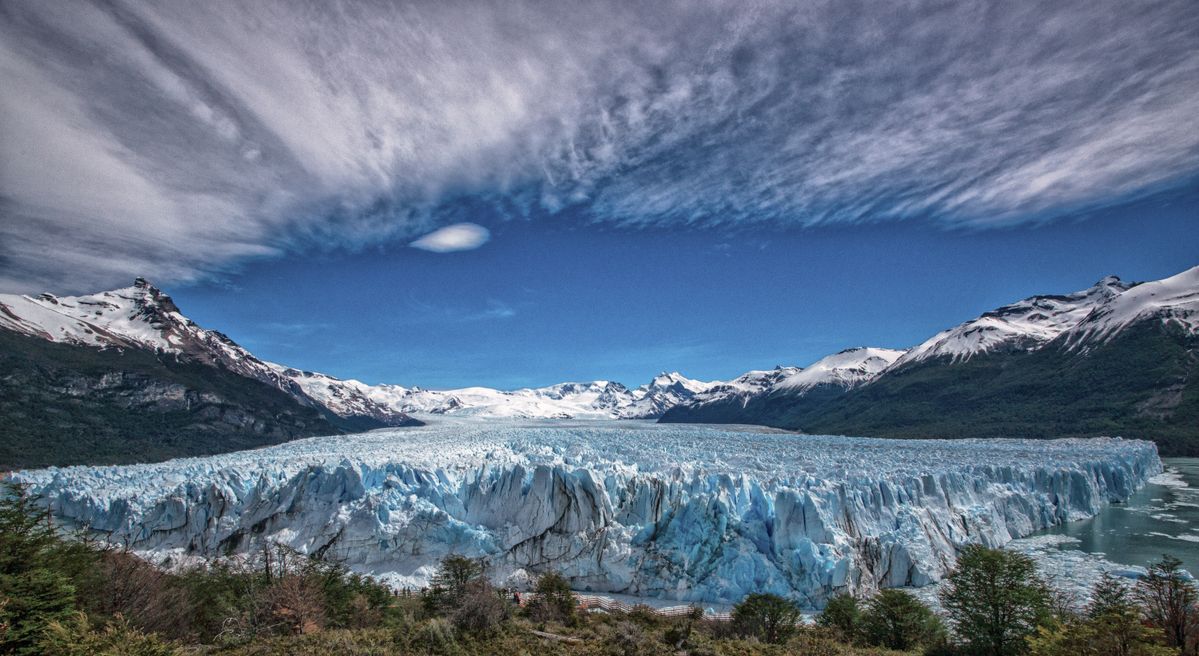 ONE OF THE WORLD'S LARGEST GLACIERS