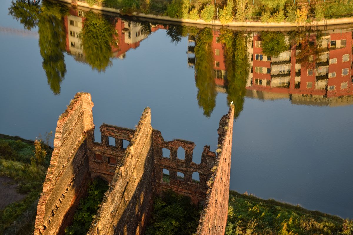 Ruiny nad Motławą w Gdańsku