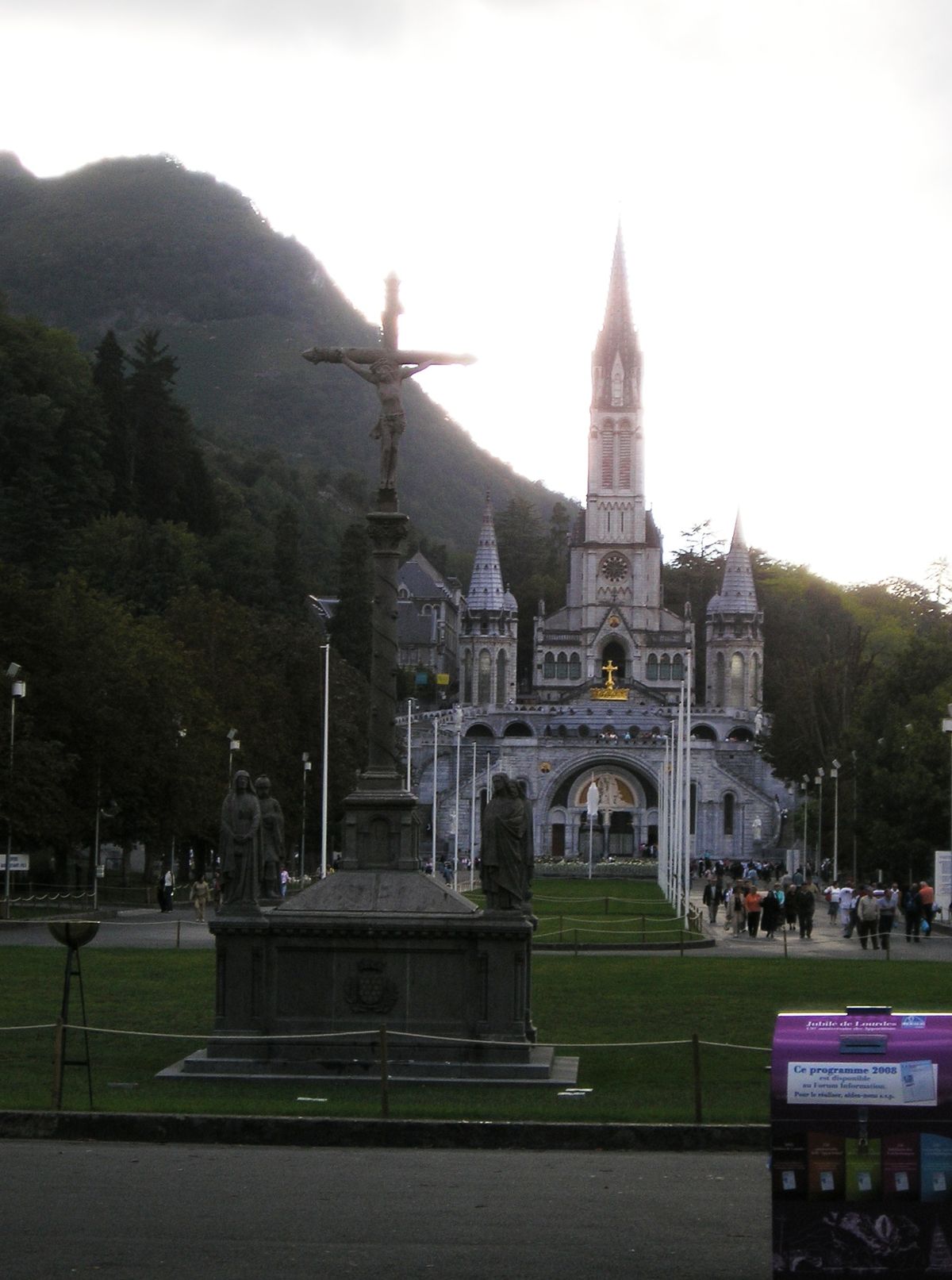 France - the sanctuary of Our Lady of Lourdes 