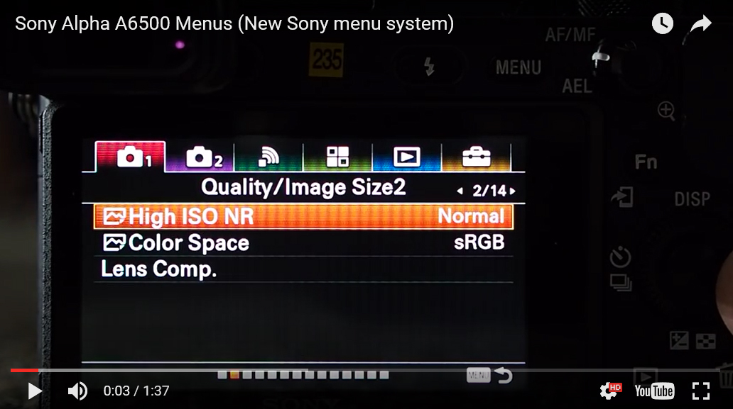 Sony A-6500 - Menustructuur - Camera 1 - 02.jpg