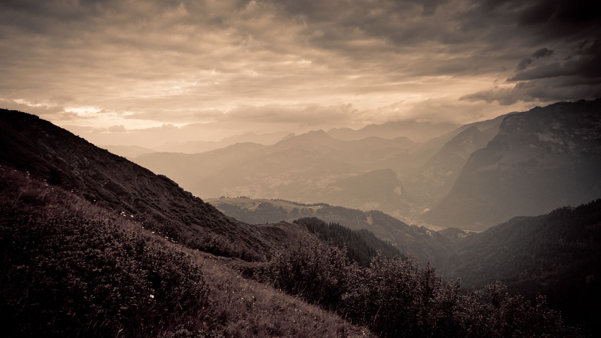 Carroz d'Arraches - France : Brume matinale